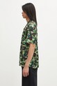 A Bathing Ape koszula Camo 001SRL301007M zielony SS26