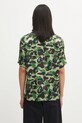 Odzież A Bathing Ape koszula Camo 001SRL301007M zielony