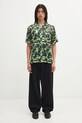 A Bathing Ape koszula Camo 001SRL301007M zielony