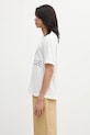 Visvim t-shirt JUMBO TEE S.S DMGD 125205010016 fehér AW25