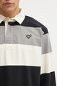 Human Made longsleeve bawełniany RUGBY czarny HM30CS006