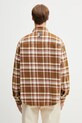 Oblečenie Bavlnená košeľa AAPE AAPSTM8548XXP hnedá