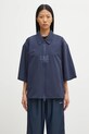 Košeľa Rains Rains x Umbro 20910.142 modrá AW25