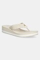 Tommy Hilfiger papuci TH CROCHET MID BEACH SANDAL coturn bej FW0FW08737