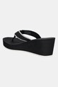 Obuwie Tommy Hilfiger japonki WEDGE BEACH SANDAL FW0FW08738 granatowy
