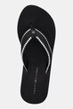 Tommy Hilfiger japonki WEDGE BEACH SANDAL granatowy FW0FW08738