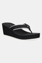 Σαγιονάρες Tommy Hilfiger WEDGE BEACH SANDAL πλατφόρμα μαύρο FW0FW08738