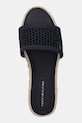 Шльопанці Tommy Hilfiger KNIT MESH ESPADRILLE FLAT SANDAL темно-синій FW0FW08744