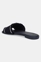 Взуття Шльопанці Tommy Hilfiger FRINGE CANVAS FLAT SANDAL FW0FW08908 темно-синій