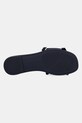 Шльопанці Tommy Hilfiger FRINGE CANVAS FLAT SANDAL FW0FW08908 темно-синій
