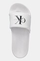 Calvin Klein Jeans klapki SLIDE MONOGRAM WN LOGO CK biały YW0YW01967