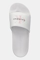 Calvin Klein Jeans papuci SLIDE MONOGRAM WN LOGO CK alb YW0YW01967