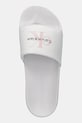 Pantofle Calvin Klein Jeans SLIDE MONOGRAM WN LOGO CK bílá YW0YW01967
