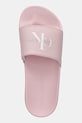 Calvin Klein Jeans klapki SLIDE MONOGRAM WN LOGO CK różowy YW0YW01967