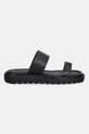 Calvin Klein Jeans klapki skórzane ROPE SANDAL SOFT LTH MG YW0YW01864 czarny AW25