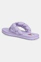 Obuv Šľapky Tommy Jeans BRAIDED THONG BEACH SANDAL EN0EN02877 fialová
