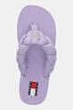 Вьетнамки Tommy Jeans BRAIDED THONG BEACH SANDAL фиолетовой EN0EN02877