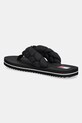 Obuća Japanke Tommy Jeans BRAIDED THONG BEACH SANDAL EN0EN02877 crna