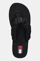 Tommy Jeans flip-flop BRAIDED THONG BEACH SANDAL fekete EN0EN02877
