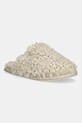 Παντόφλες Calvin Klein CLOSE SLIPPER FUR μπεζ YW0YW01975