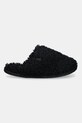 Calvin Klein kapcie CLOSE SLIPPER FUR YW0YW01975 czarny AW25