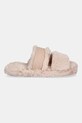 Tommy Hilfiger kapcie HILFIGER FUR SLIPPER FW0FW08854 pomarańczowy AW25