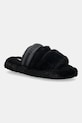 Tommy Hilfiger kapcie HILFIGER FUR SLIPPER czarny FW0FW08854
