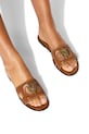 Kurt Geiger London klapki skórzane Eagle Stud Cut Out Flat 4734433309.TAN