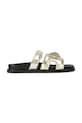 Кожаные шлепанцы Kurt Geiger London Eagle Cut Out Sandal платформа золотой 4732666109.GOLDCOMB