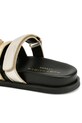 Usnjeni natikači Kurt Geiger London Eagle Cut Out Sandal 4732666109.GOLDCOMB zlata
