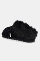 Scarpe Naked Wolfe pantofole in camoscio Harlow Harlow.Black nero