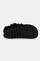 Naked Wolfe pantofole in camoscio Harlow Harlow.Black nero