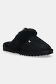 Tommy Hilfiger kapcie skórzane TH SHEARLING HOUSE SHOE czarny FW0FW09063