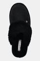 Шкіряні тапочки Tommy Hilfiger TH SHEARLING HOUSE SHOE чорний FW0FW09063