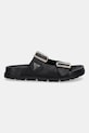 Guess klapki skórzane FASTEN FLTFST.LEA03.BLACK czarny AW25