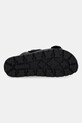 Δερμάτινες παντόφλες Guess FASTEN FLTFST.LEA03.BLACK μαύρο