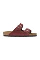 Semišové pantofle Birkenstock Arizona semišová kůže červená 1028331