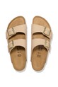 Obuwie Birkenstock klapki skórzane Arizona Flex Platform Birkenstock x Papillio 1028379 beżowy