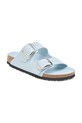 Birkenstock infradito in pelle Arizona Big Buckle 1030327 blu AW25