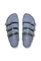 Birkenstock klapki skórzane Florida HEX niebieski 1030380