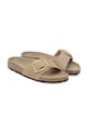 Încălțăminte Birkenstock șlapi de piele Madrid Big Buckle 1030467 bej