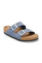 Birkenstock klapki skórzane Arizona 1030864 niebieski AW25
