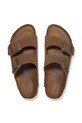 Obuwie Birkenstock klapki zamszowe Arizona 1030865 brązowy