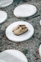 Birkenstock klapki zamszowe Boston beżowy 1030883