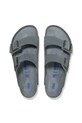 Semišové šľapky Birkenstock Arizona sivá 1030912