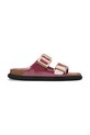 Birkenstock klapki skórzane Arizona Droplet Buckle pozostałe czerwony 1030367