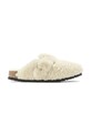 Birkenstock papucs Boston Big Buckle Teddy bézs 1025664