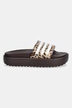 adidas klapki Adilette Platform JR9234 brązowy AW25