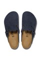 Birkenstock klapki zamszowe Boston granatowy 1030902