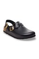 Birkenstock klapki skórzane Tokio HEX 1030819 czarny AW25